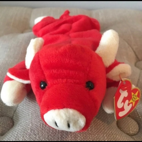 snort the bull beanie baby